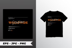 Worldwide writing design, suitable for screen printing Product Image 1