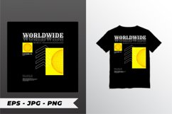 Worldwide writing design, suitable for screen printing Product Image 1