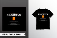 Brooklyn writing design, suitable for screen printing Product Image 1
