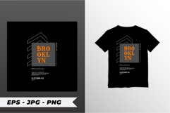 Brooklyn writing design, suitable for screen printing Product Image 1