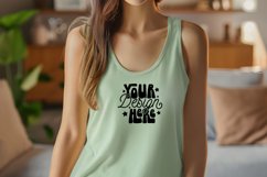 Next Level 1533 Mint Mockup, Next Level Tank Top Mockup Product Image 1