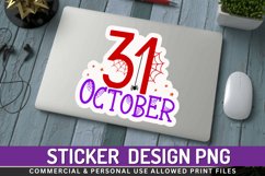 31 october Stickers PNG Product Image 1
