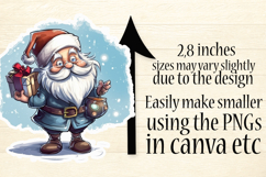 Christmas Sticker Bundle 20 Cute Stickers on 4 Sheets Product Image 5