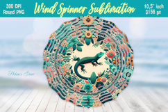Cute lizard butterflies windspinner | Summer Wind spinner Product Image 1