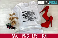 I Am Woman Svg, Entrepreneur Svg, Intelligent Svg, Empowered Product Image 2