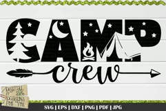 Camp Crew SVG | Camp SVG | Tent SVG | Silhouette SVG Product Image 3