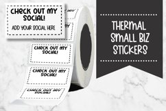 Social Call Out Thermal Stickers Product Image 1