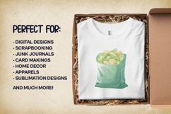 Matcha Chips Clipart Bundle 4 PNG Product Image 3