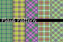 Plaid Pattern Digital Paper Bundle Product Image 1