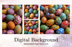 Easter Egg Background Backdrop Wallpaper Wall Art Product Image 1
