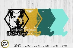 Layered portrait of corgi svg. 3D layered corgi. Product Image 2