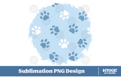 American 4th of July Cat Dog Paw Background Png DTF Bundle Product Image 3