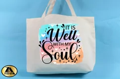Inspirational Quote PNG Watercolor Christian Sublimation Product Image 2