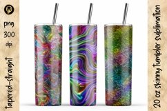 20 Oz Abstract Skinny Tumbler Bundle 8.6 Packs In One Product Image 6