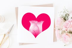 Rose Hearts Clipart Set for Valentines Day Product Image 4