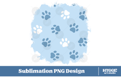 American 4th of July Cat Dog Paw Background Png DTF Bundle Product Image 4