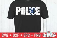 Police SVG | Police Word Art | Shirt Design Product Image 1