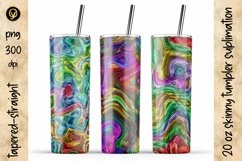 20 Oz Abstract Skinny Tumbler Bundle 8.6 Packs In One Product Image 7