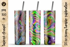 20 Oz Abstract Skinny Tumbler Bundle 6.6 Packs In One Product Image 4