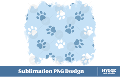 American 4th of July Cat Dog Paw Background Png DTF Bundle Product Image 5