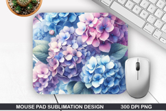 Flowers Mouse Pad Sublimation, Spring Mouse Pad PNG Design Product Image 1
