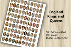 Digital Collage Sheet - England Kings and Queens Product Image 3