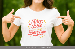 Mom SVG Funny Design for T-Shirts &amp; Gifts | T-shirt Print Product Image 3