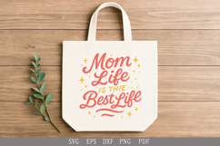 Mom SVG Funny Design for T-Shirts &amp; Gifts | T-shirt Print Product Image 4