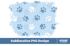 American 4th of July Cat Dog Paw Background Png DTF Bundle Product Image 7