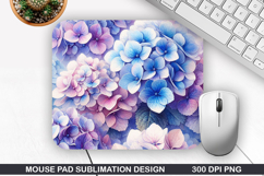 Flowers Mouse Pad Sublimation, Spring Mouse Pad PNG Design Product Image 1
