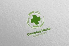 Biomedicine Cross Medical Hospital Logo 12 Product Image 2