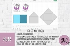 Birthday card insert design| Paper cutting | Cricut Joy svg Product Image 4