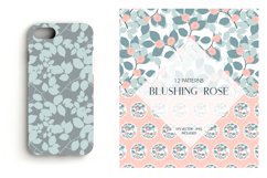 Blushing roses Pattern collection, vector ai, eps and Product Image 4