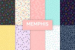 Memphis Seamless Patterns Product Image 1