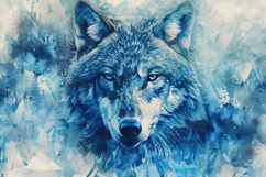 Majestic Wolf Background Wallpaper Product Image 1