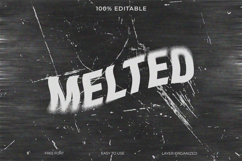 Distressed Vintage Glitch Text Effect Product Image 1