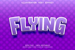 flying logo text effect editable banner Product Image 1