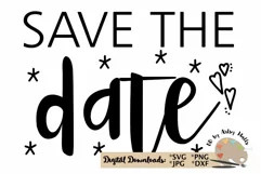 Save the date svg Wedding svg Bride svg wedding decal svg Product Image 2