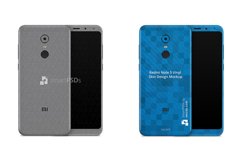 Redmi Note 5 Vinyl Skin Design Mockup 2018 Product Image 1