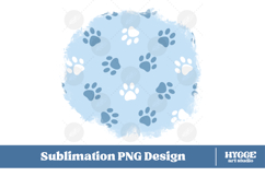 American 4th of July Cat Dog Paw Background Png DTF Bundle Product Image 6