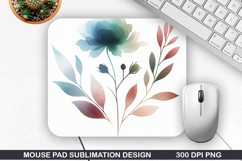 Flowers Mouse Pad Sublimation, Spring Mouse Pad PNG Design Product Image 1