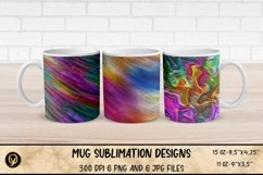 Mug Sublimation Wrap Bundle 7.Abstract Mugs. Product Image 9