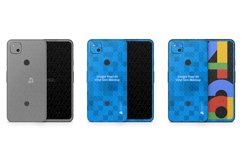 Google Pixel 4A 2020 PSD Skin Mockup Template Product Image 1