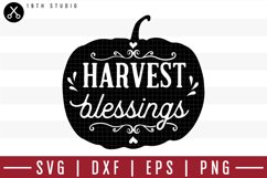 Harvest blessings SVG | M39F11 Product Image 1