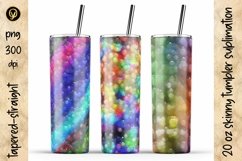 20 Oz Abstract Skinny Tumbler Sublimation. Product Image 1