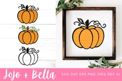 Pumpkin Svg | Fall SVG| Halloween SVG Product Image 1