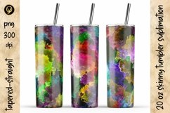 20 Oz Abstract Skinny Tumbler Sublimation. Product Image 1