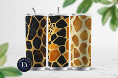 Giraffe Skin Digital Papers, Faux Fur Paper Product Image 2