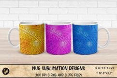Mug Sublimation Wrap Bundle 5.Abstract Mugs. Product Image 8