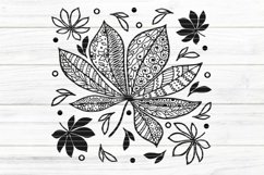 Autumn leaves Cutting file SVG DXF FCM Product Image 1